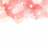 桜の水彩フレーム─正方形