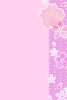 桜と和柄のポストカード