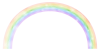 クリスタル調の虹のアーチ2