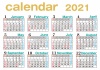 2021年　カレンダー