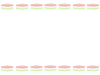 菱餅のフレーム　線なし