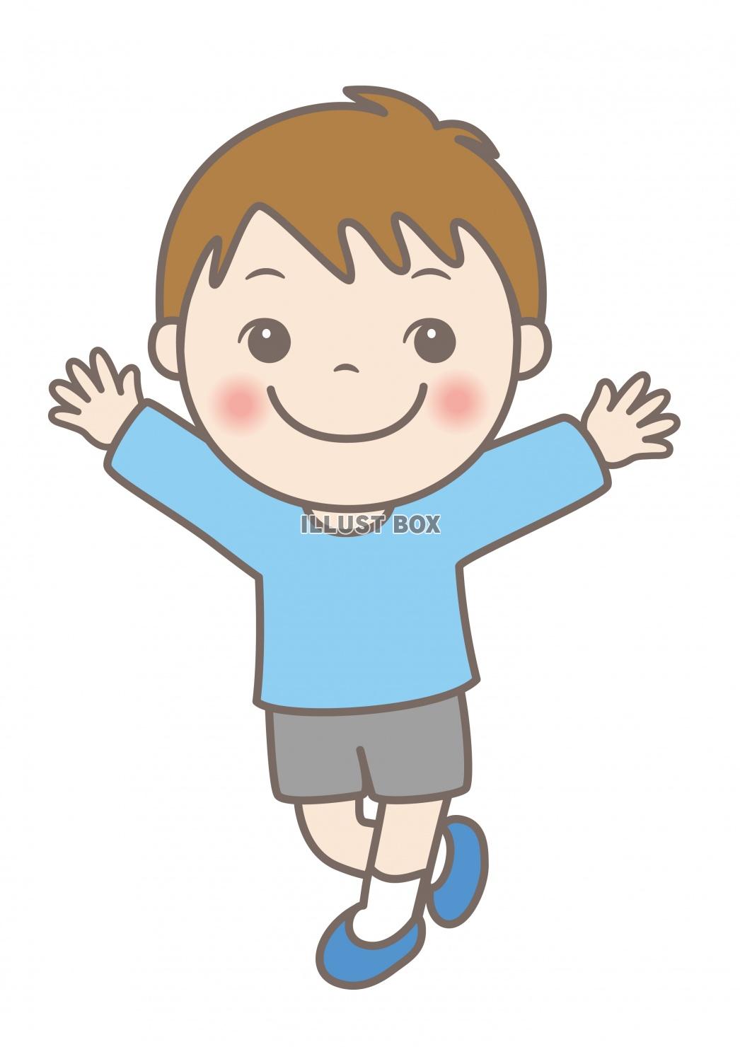 子供イラスト★小学生の男の子★