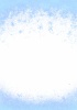絵本風の幻想的で可愛いふわふわの雪（A4：縦）