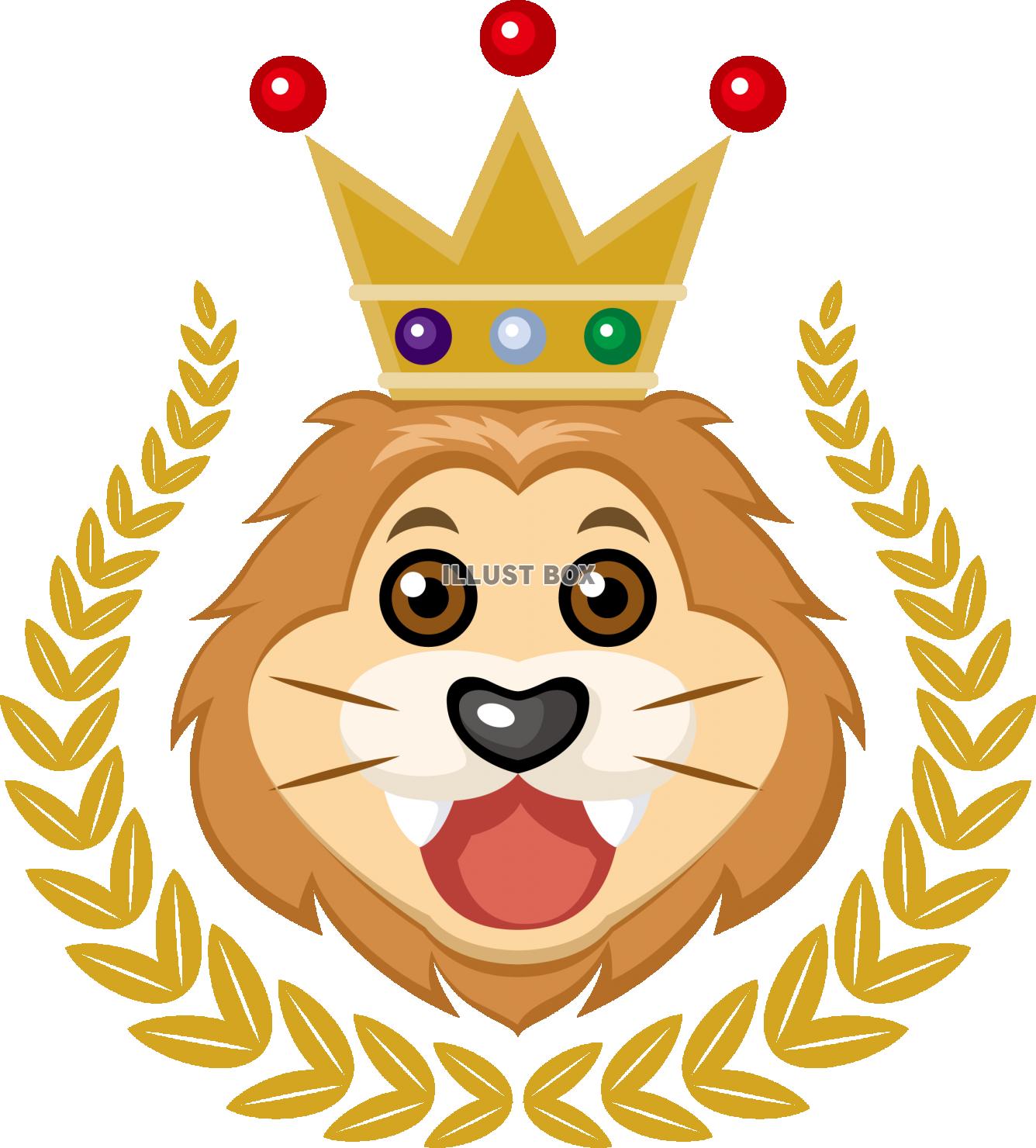 王冠とライオン　チャンピオン