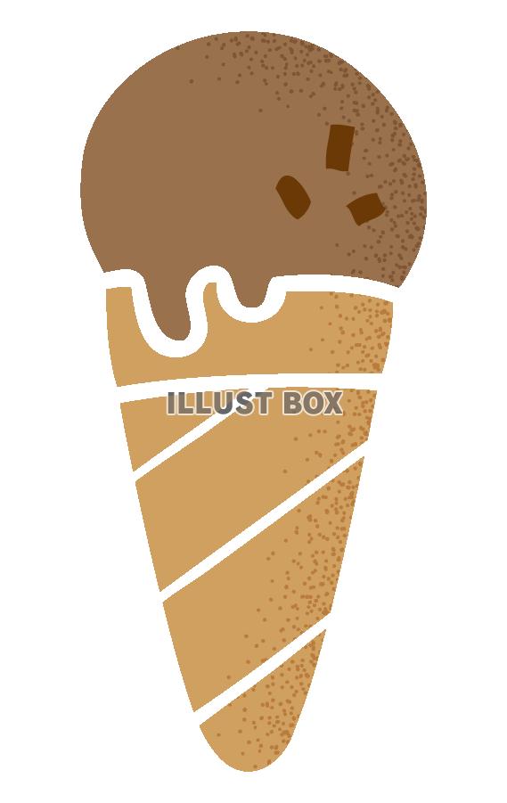無料イラスト アイスクリームのイラスト チョコ