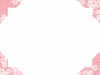 桜の花フレームシンプル飾り枠素材イラスト