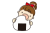 おにぎりを食べる女の子