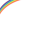 透過PNG・虹の枠フレーム・左