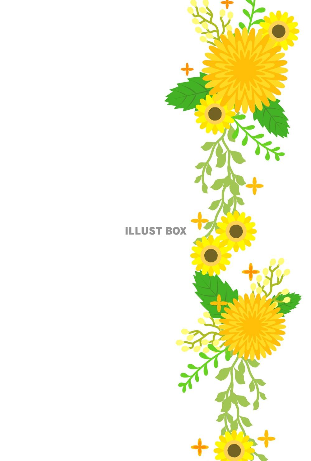 春の花のポストカード