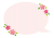 桜 吹き出し 薄ピンクベタ