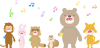 動物キャラクターのうがいポップ3