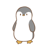 ペンギン（子供）斜め