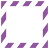 斜線柄フレーム〈紫２〉正方形