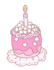 桜ケーキ