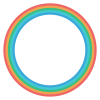 虹の円フレーム