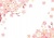 卒業式や入学式に！春、桜の花のフレーム素材の和風、和柄のテンプレートをダウンロード「PNG・PDF・JPG」