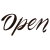 open 小文字　カリグラフィー
