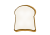 透過PNG・食パンのイラスト