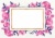 ピンクのバラの花メッセージカード