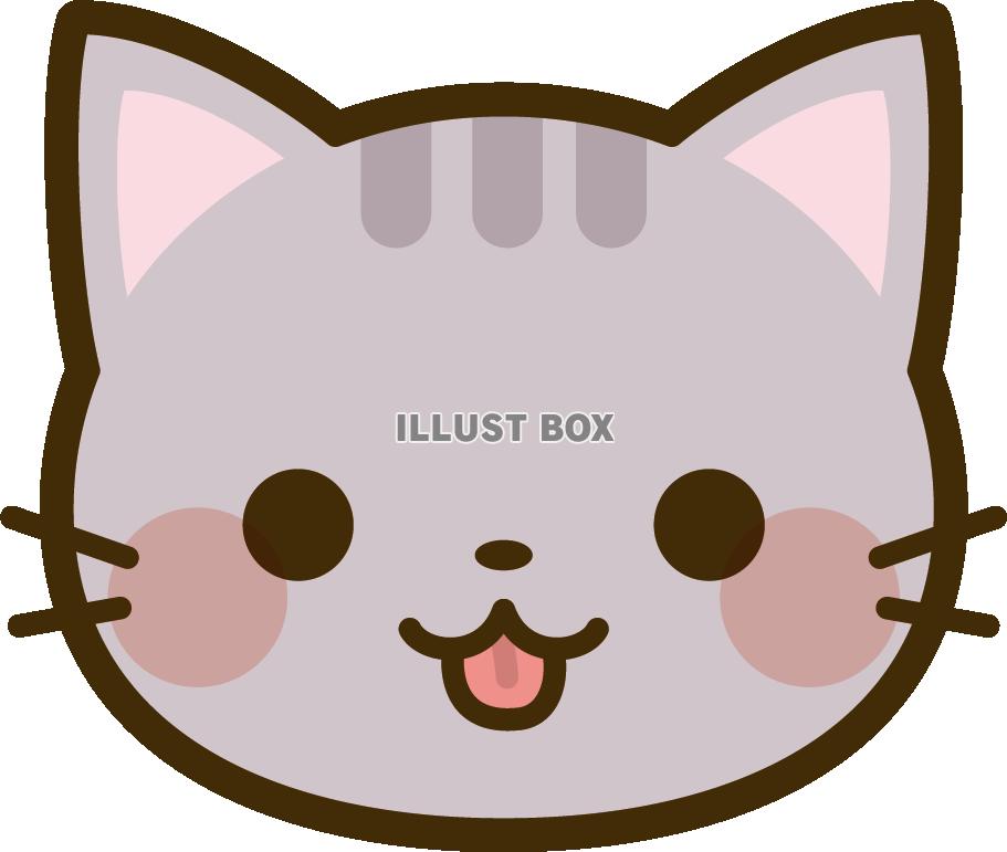 猫アイコン・サバトラ