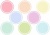 JPEG・表示素材・まる線のイラスト