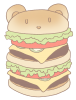 くまバーガー大