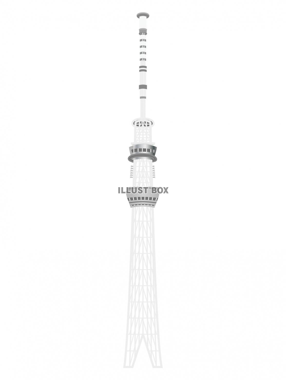 無料イラスト 東京スカイツリー