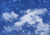 雲間から覗く幻想的な星空（A4）