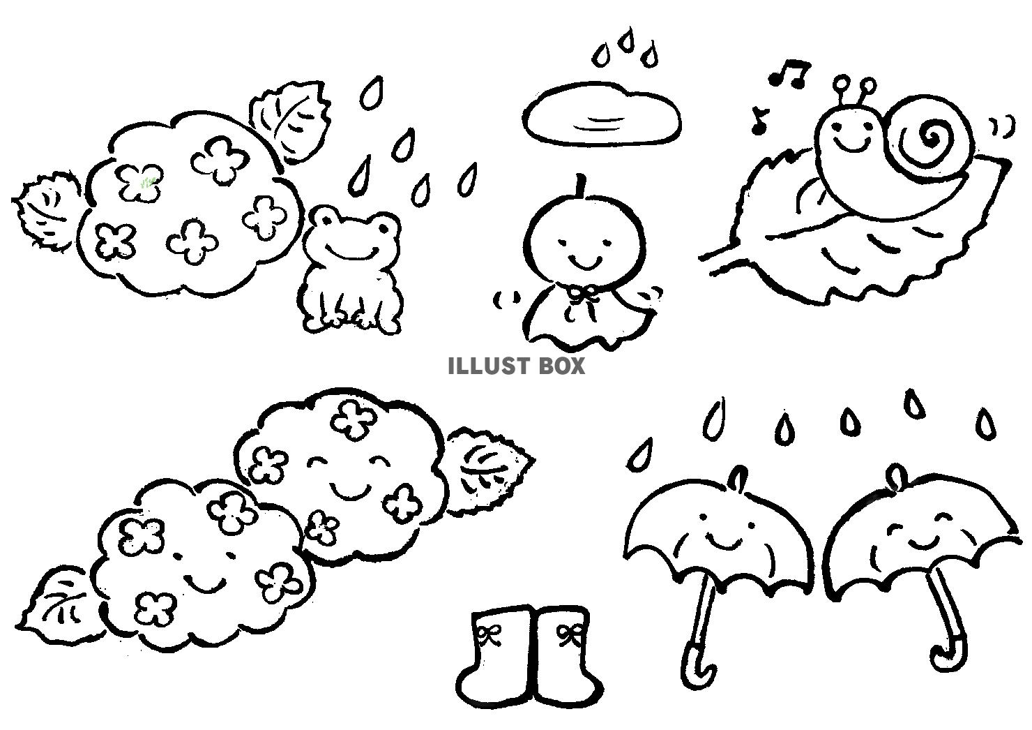 梅雨 イラスト無料