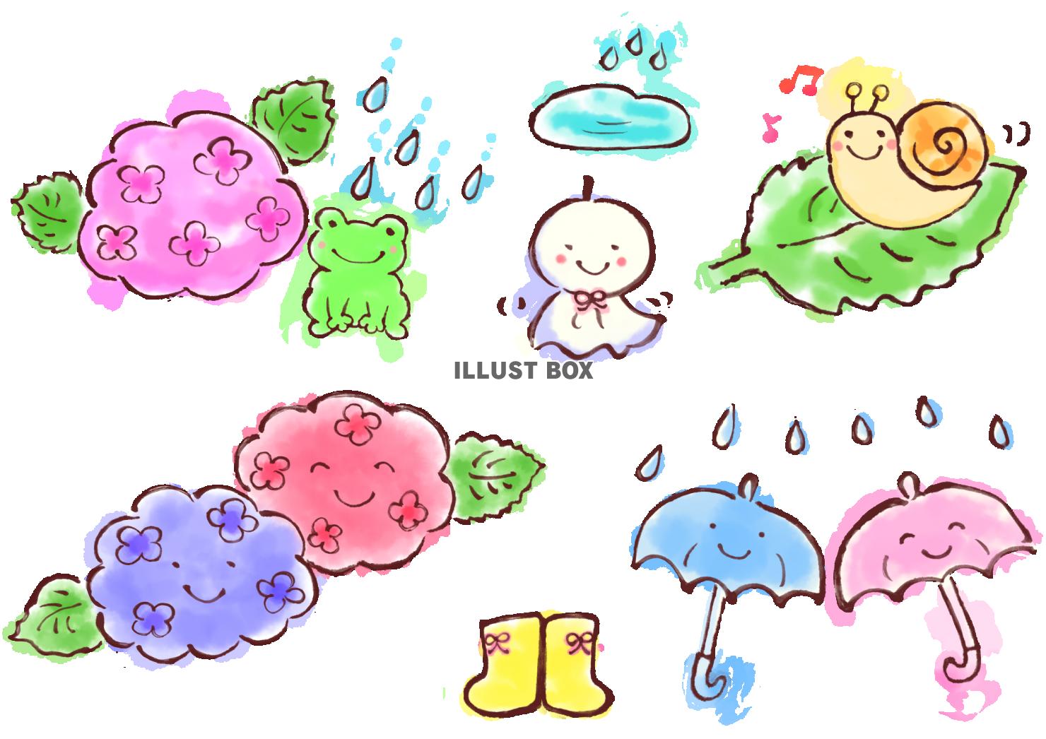 梅雨 イラスト無料