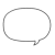 吹き出し　横　透過png