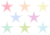 透過PNG・表示素材・星線