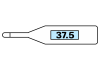 ４イラスト（旧体温計、37、5度）