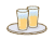 コップに入ったジュース