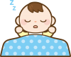 眠っている赤ちゃん