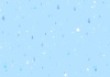 絵本風で可愛いファンシーな雨粒テクスチャ（A4横）