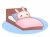 寝るうさぎ