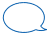 手描き風シンプル吹き出し_青