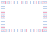 ピンクと水色のポップなフレーム