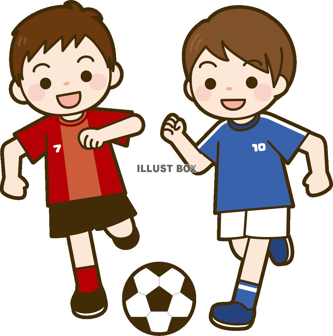 サッカー イラスト無料