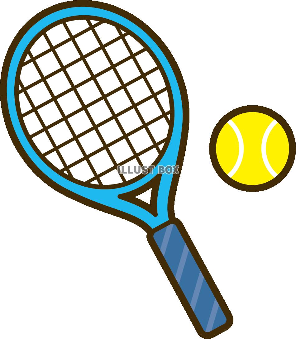 無料イラスト テニスのラケット