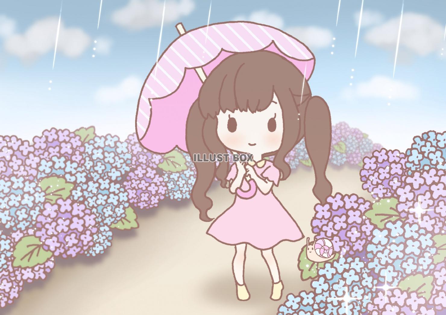 雨の日のお散歩