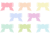 透過PNG・表示素材・ハートりぼん線