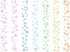 ストライプの星の背景素材4