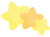 ファンシーな三連星（PNG背景透過）