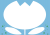 透過PNG・チューリップの枠フレーム・みずいろ