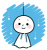 てるてる坊主＜雨＞