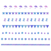 色鉛筆風の梅雨のラインセット