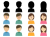 ミステリー人物セット