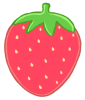 シンプルなイチゴ
